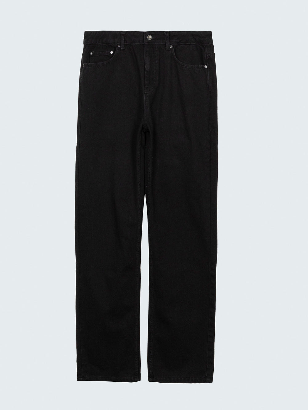 Organic Cotton Twill Jean in Black - Marin