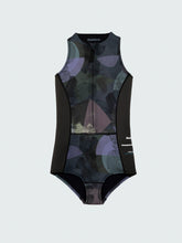 Natural Rubber Swimsuit in Raven Lofi Print - Kaia