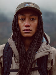 Organic Cotton Wild Wave Patch Cap in Brown - Tonkin