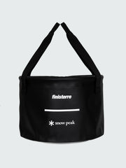 Snow Peak + Finisterre Recycled Bucket 24L in Black - Drift