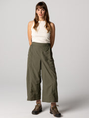 Recycled Culotte in Olive - Wander