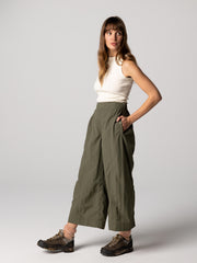 Recycled Culotte in Olive - Wander