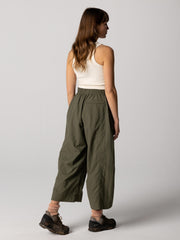 Recycled Culotte in Olive - Wander