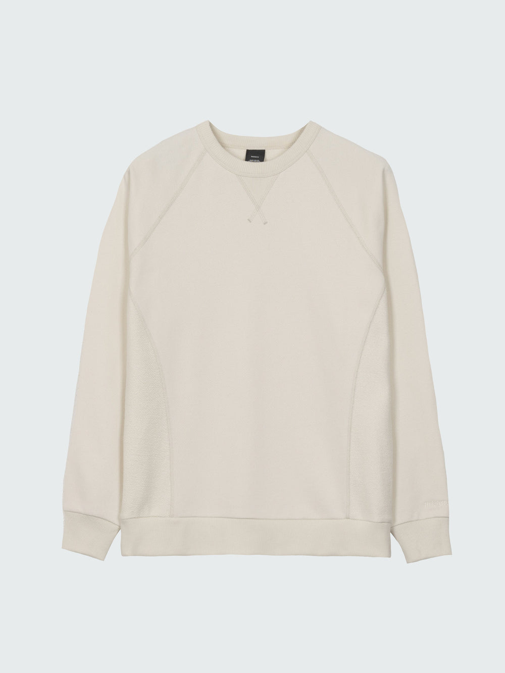 Organic Retro Sweatshirt in Ecru - Serpentine