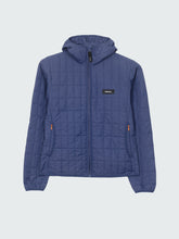 Insulated Hooded Jacket in Navy - Firecrest