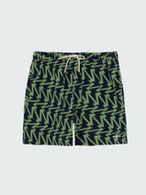 Recycled Swim Short in Navy Print - Atlas