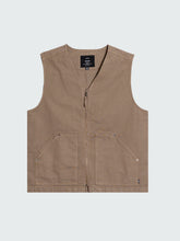 Organic Cotton Gilet in Brown - Basset