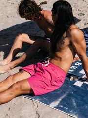 Atlas Swim Short in Radical Pink