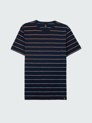 Organic Cotton T-Shirt in Navy Stripe - Channel