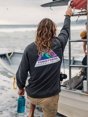 Organic Cotton Sweatshirt in Black - Future Wave