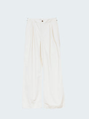 Organic Cotton Workwear Trouser in Ecru - Croft