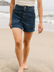 Denim Short in Dark Indigo - Yarrel