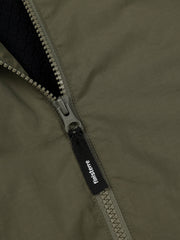 Tego Long Sleeve Robe in Olive/Black
