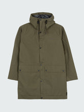 Organic Cotton Waterproof Jacket in Olive - Litus