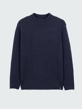 Wool Taran Jumper in Navy