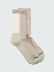 High Tide Pattern Sock (Linen Osmosis)
