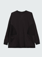 Organic Cotton Sweatshirt in Brown - Awen