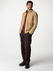 Organic Cotton Lined Jacket in Flint - Basset