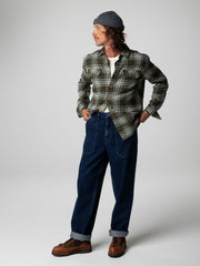 Check Shirt in Timber Green Check - Beardsmore