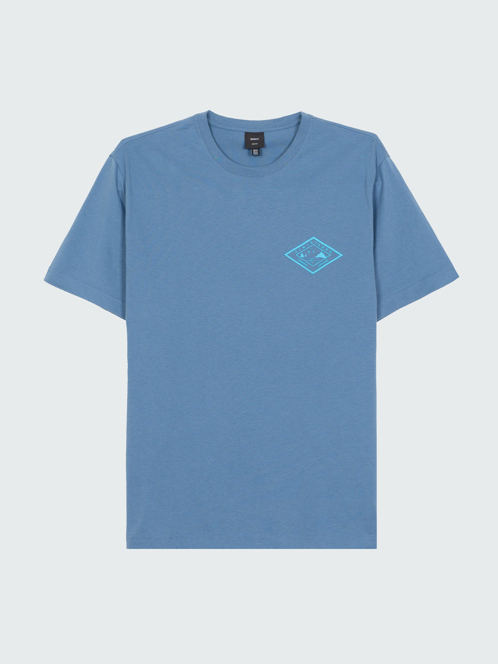 Organic Cotton T-Shirt in Blue - Diamond