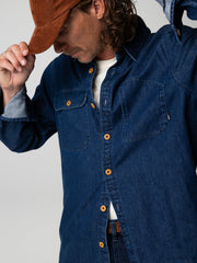 Organic Cotton Denim Shirt - Eddystone