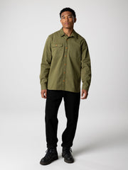 Organic Cotton Shirt in Seagrass - Eddystone
