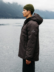 Recycled Waterproof Jacket in Burnt Umber - Forth