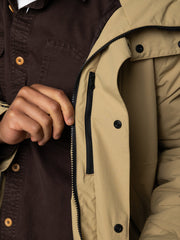 Recycled Waterproof Jacket in Flint
