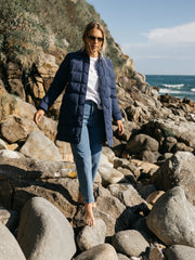 Recycled Insulated Coat in Blue - Lapwing