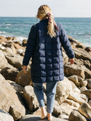 Recycled Insulated Coat in Blue - Lapwing