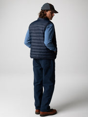 Recycled Gilet in Navy - Nimbus