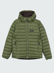 Recycled Hooded Jacket in Seagrass - Nimbus