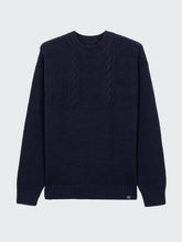 Wool Knit Jumper in Navy - Polperro