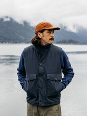 Recycled Insulated Gilet in Navy - Shipyard