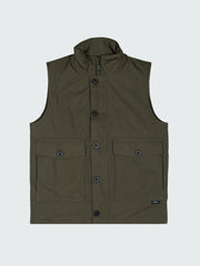 Recycled Insulated Gilet in Green - Shipyard