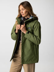 Recycled Waterproof Jacket in Seagrass - Skybird