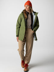 Recycled Waterproof Jacket in Seagrass - Skybird