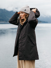 Recycled Waterproof Parka in Brown - Skye