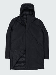 Recycled Waterproof Parka in Black - Solway