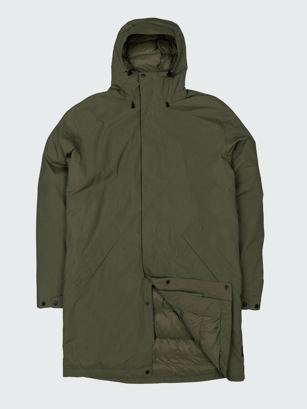 Recycled Waterproof Parka in Olive - Solway