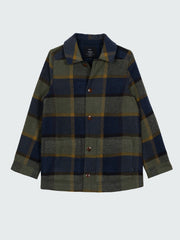 Wool Blend Blanket Jacket in Sugar Kelp Multi - Stowe