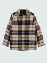 Wool Blend Blanket Jacket in Calico Multi - Stowe