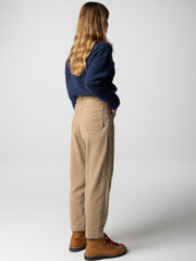 Organic Cotton Trouser in Flint - Yarrel