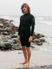 Nieuwland 2e Yulex Long Sleeve Shorty Wetsuit in Black