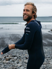 Nieuwland 5s Yulex Hooded Wetsuit in Ink