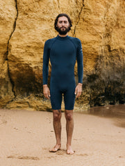 2e Yulex Long Sleeve Shorty Wetsuit in Dark Ozone