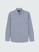 Gylly Shirt in Indigo Dobby