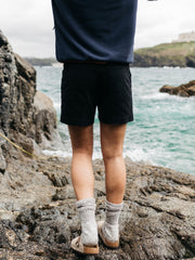 Yarrel Canvas Short in Black