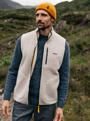 Recycled Wool Fleece Gilet - Hegen