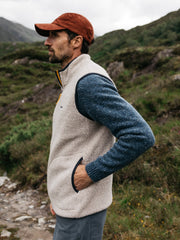 Recycled Wool Fleece Gilet - Hegen